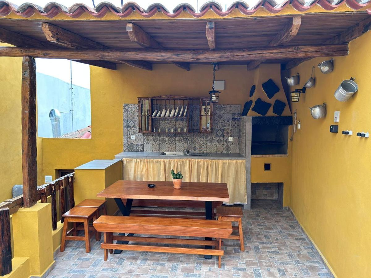 Tradicional Casa Canaria Con Piscina Y Vistas Al Teide Icod De Los Vinos Eksteriør billede