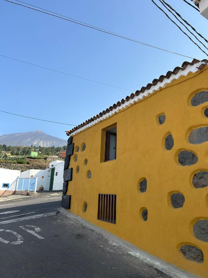 Tradicional Casa Canaria Con Piscina Y Vistas Al Teide Icod De Los Vinos Eksteriør billede