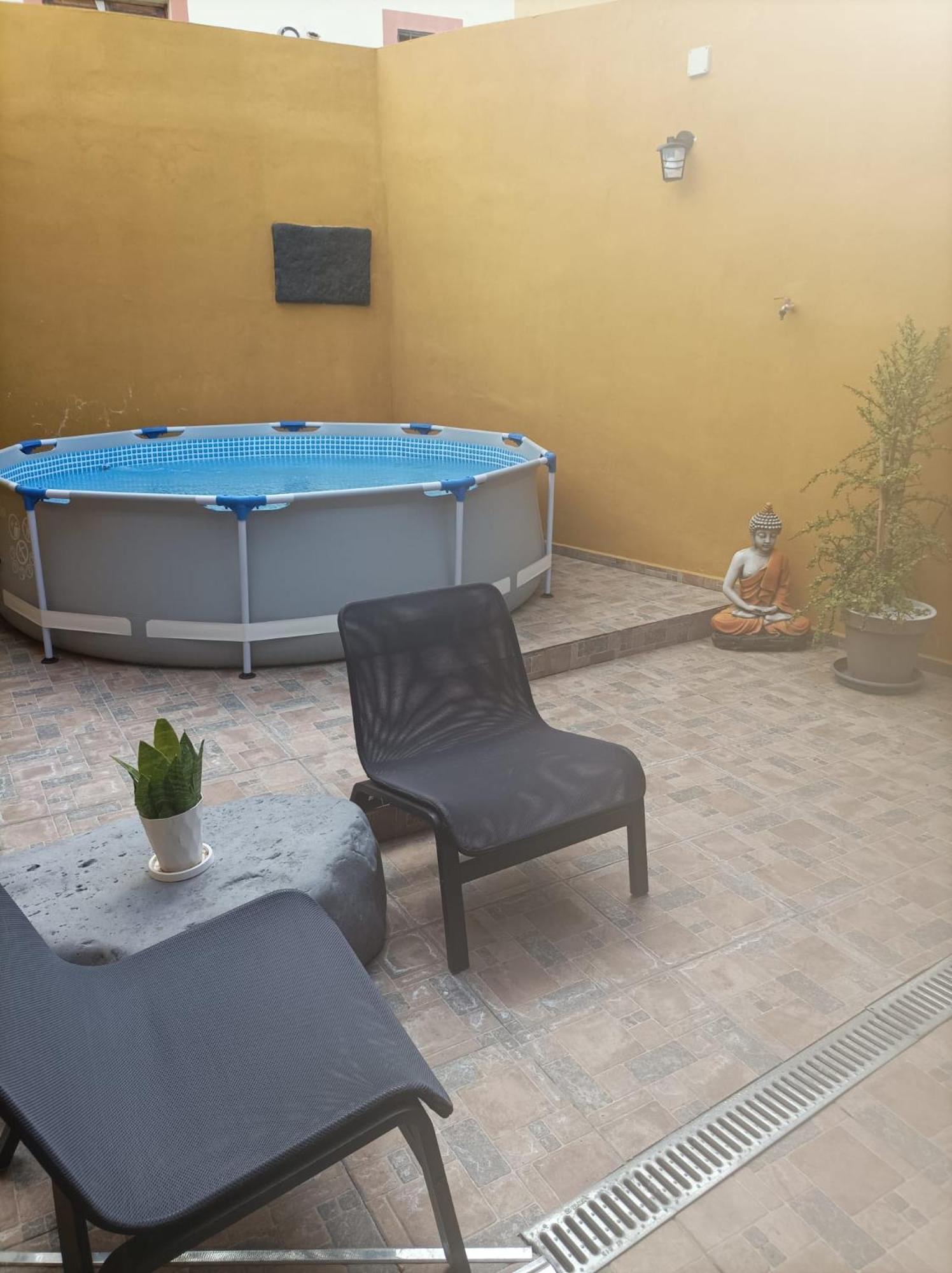Tradicional Casa Canaria Con Piscina Y Vistas Al Teide Icod De Los Vinos Eksteriør billede